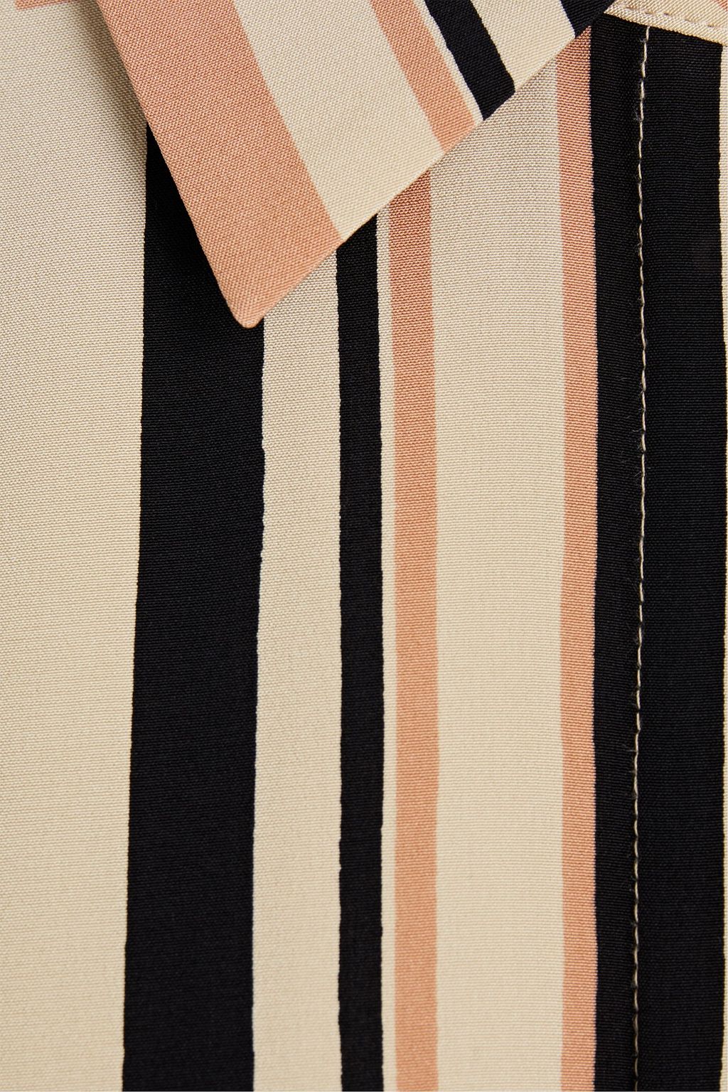 JOSEPH Joe striped silk crepe de chine shirt