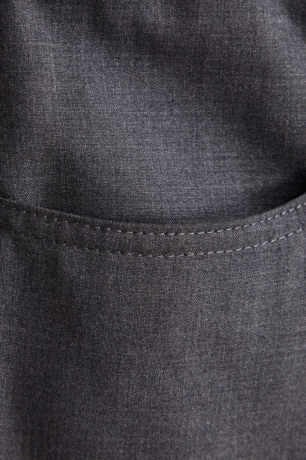 CANALI Mélange wool chinos