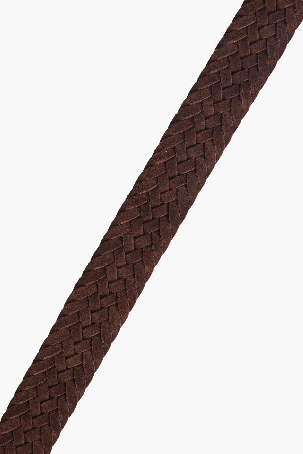 TOD'S Braided suede belt