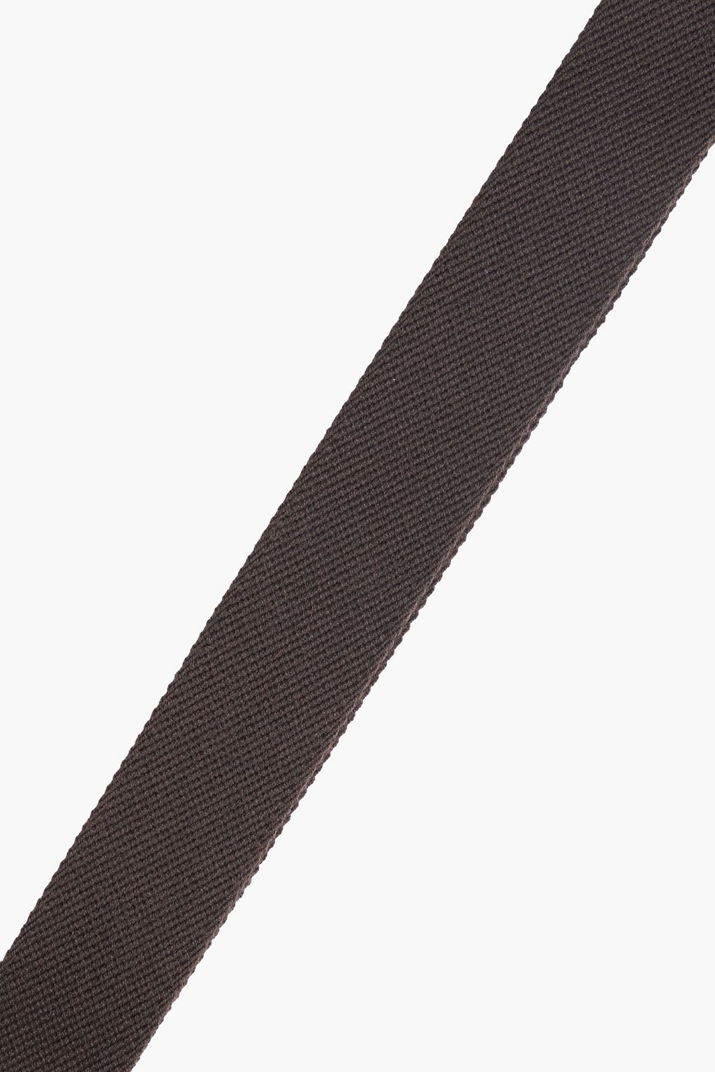 TOD'S Leather-trimmed canvas belt