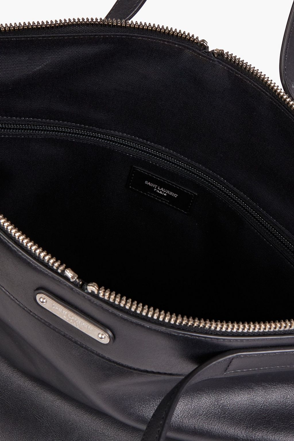 SAINT LAURENT ID convertible leather tote
