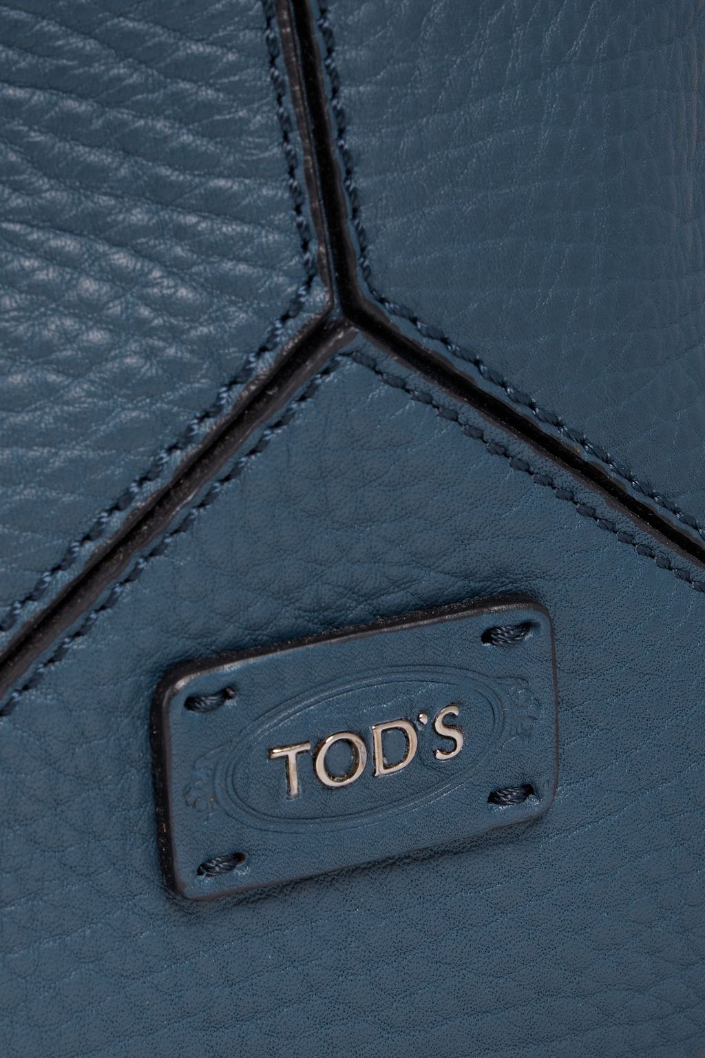 TOD'S Pebbled-leather messenger bag