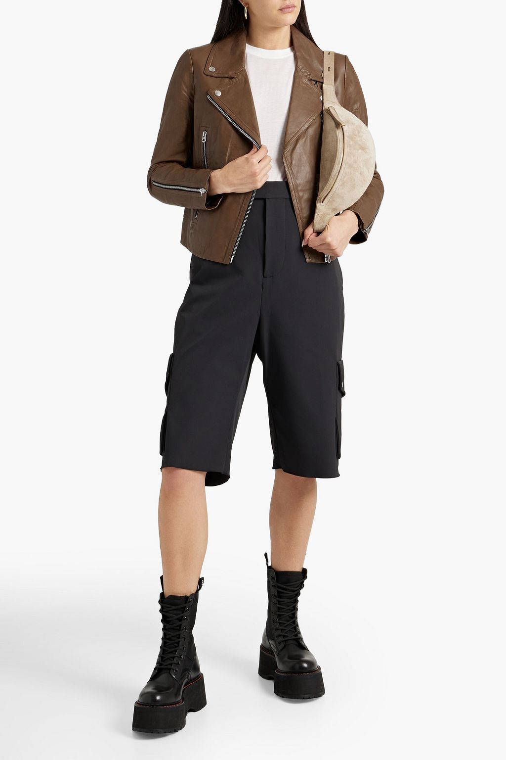 RAG & BONE Mack leather biker jacket