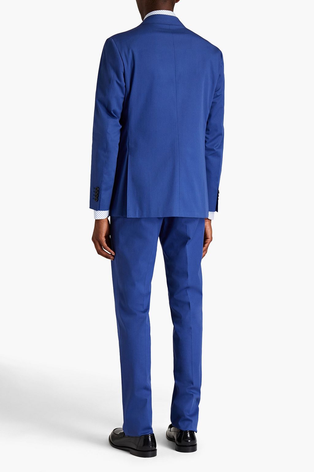 CANALI Cotton-blend twill suit jacket