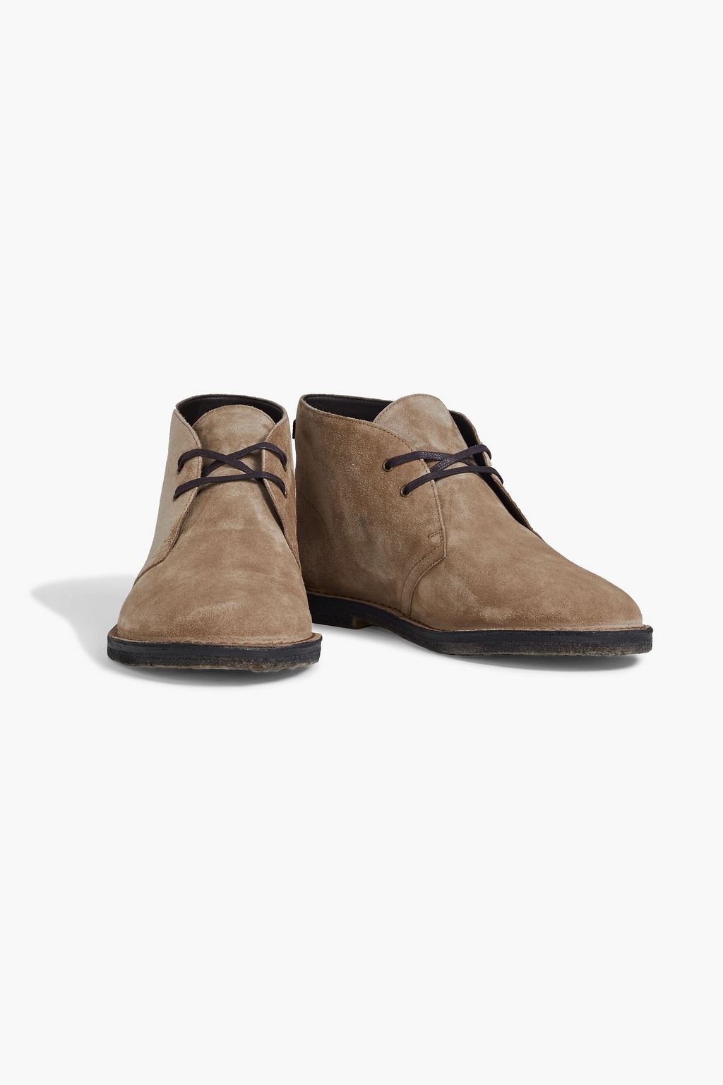 SAINT LAURENT Oran Lu suede chukka boots
