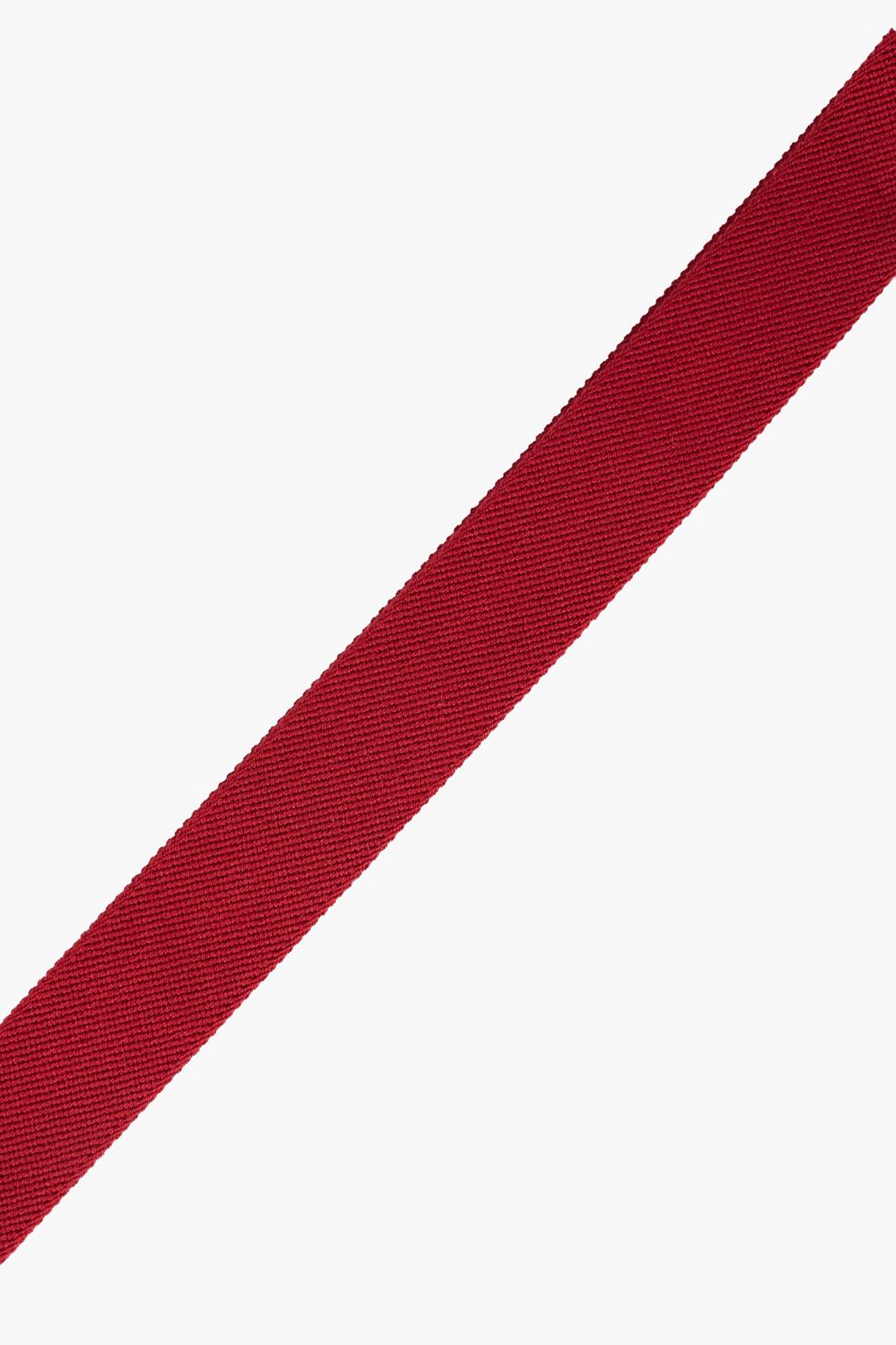 TOD'S Leather-trimmed twill belt