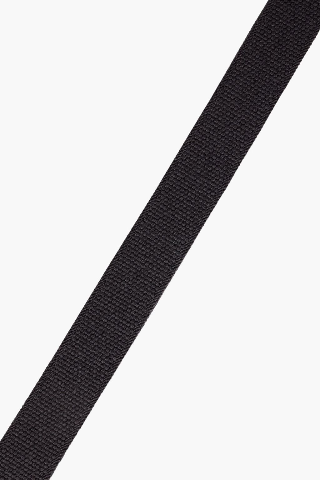 TOD'S Leather-trimmed canvas belt