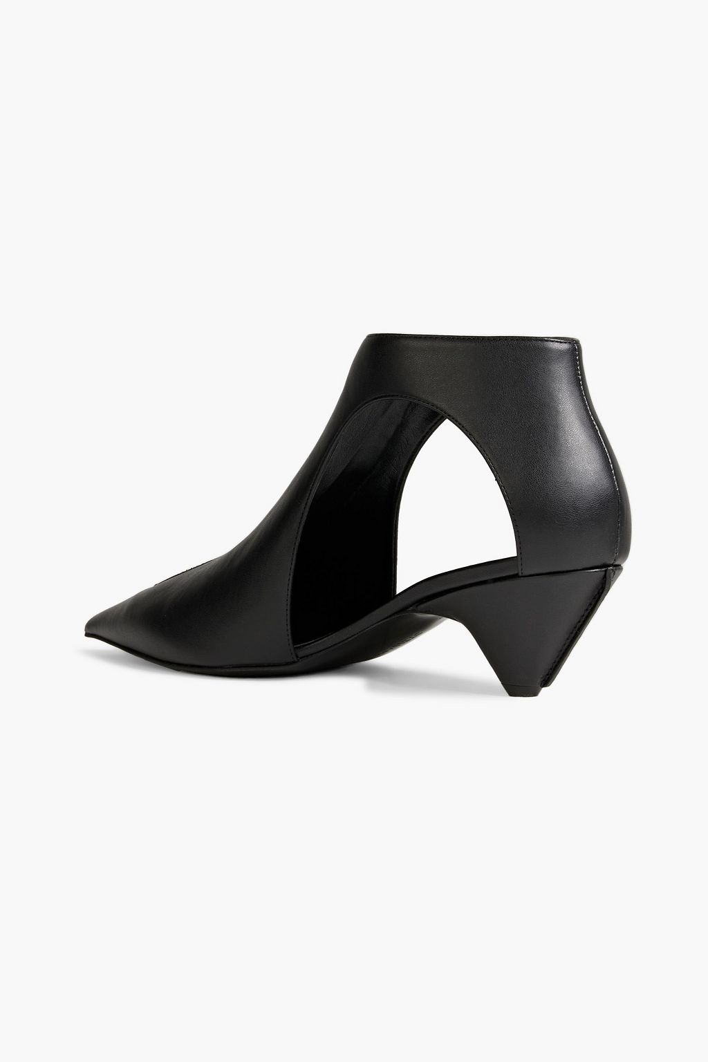 STELLA MCCARTNEY Zipit cutout faux leather ankle boots