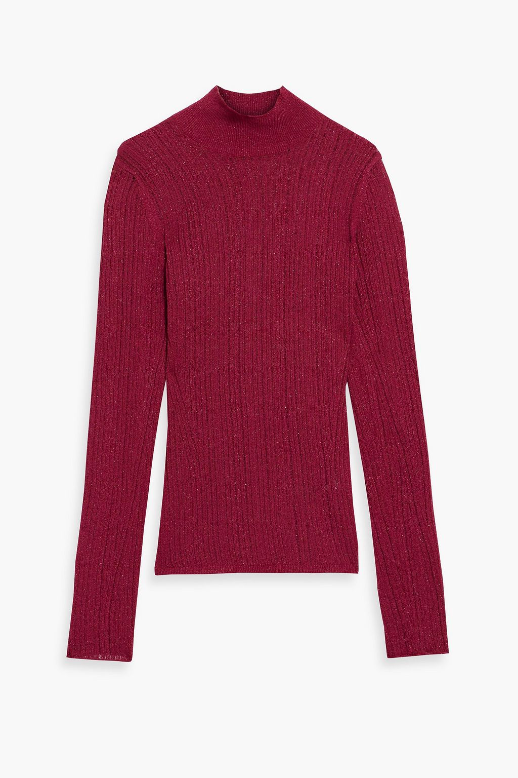 RAG & BONE Metallic ribbed cotton-blend sweater | THE OUTNET