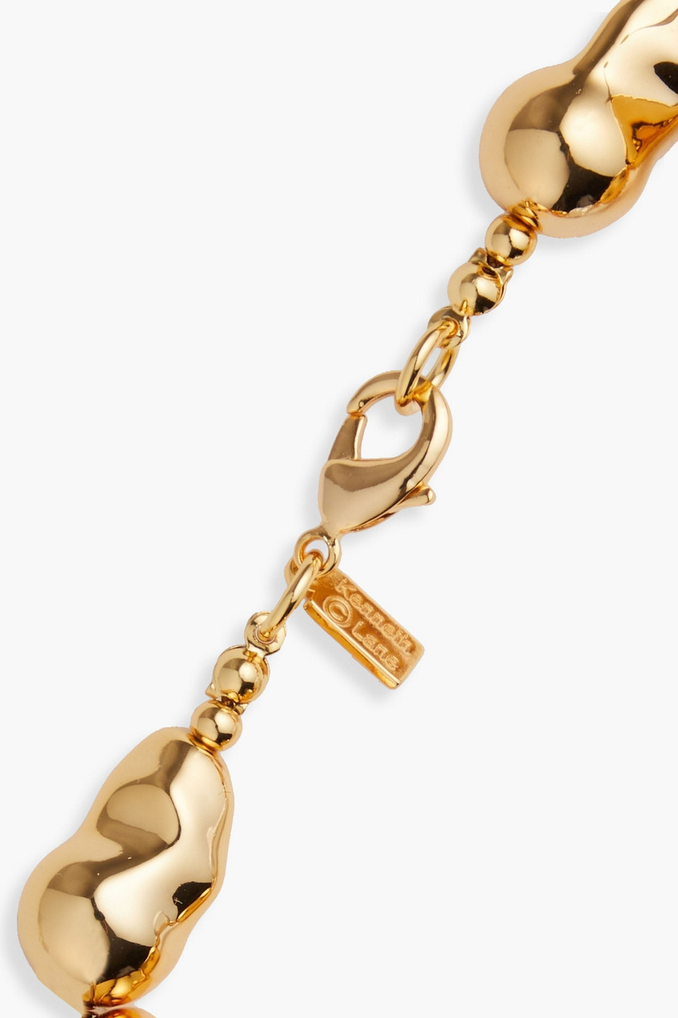 Kenneth Jay Lane Bracelet Gold-tone Faux Pearl Lobster Clasp Fastening Imported