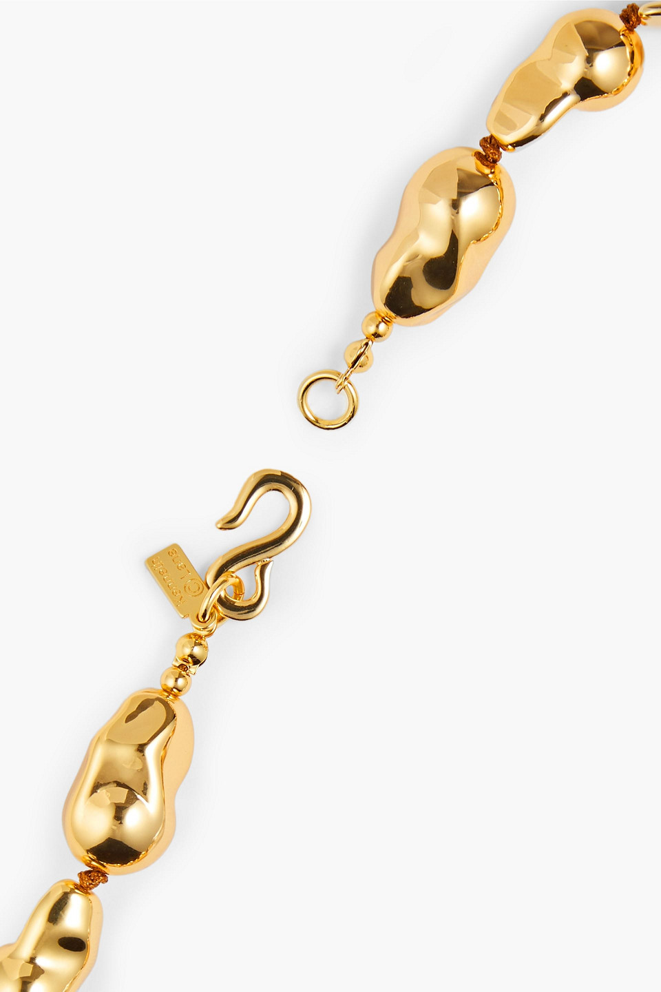 Kenneth Jay Lane Choker Gold-tone Faux Pearl Hook Fastening Imported
