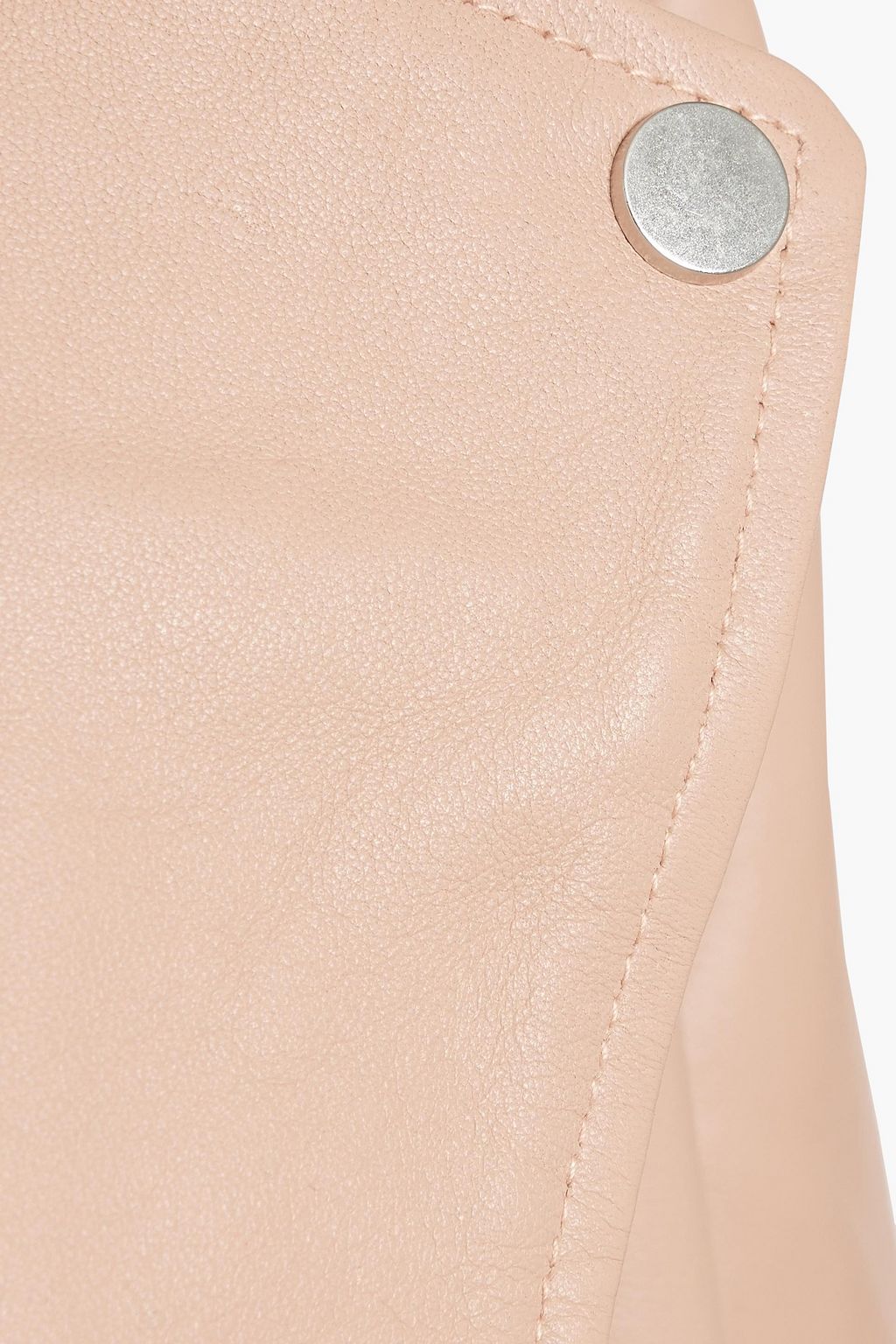 WALTER BAKER Emery oversized leather biker jacket