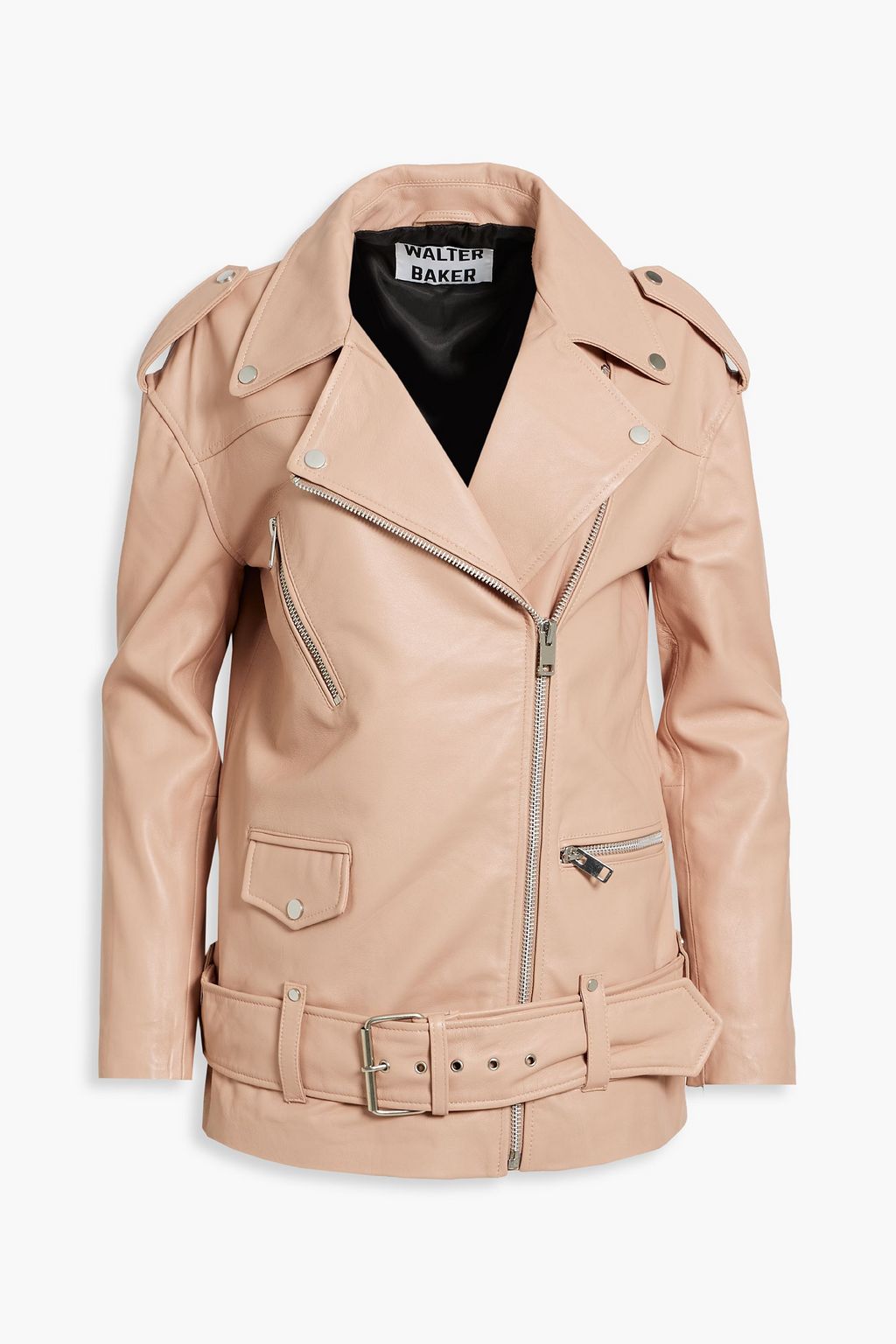 The outnet deals leather jacket