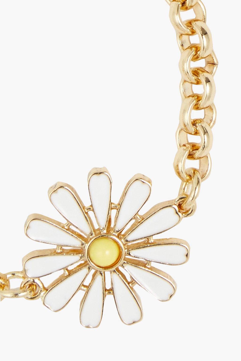 KENNETH JAY LANE Gold-plated enamel bracelet