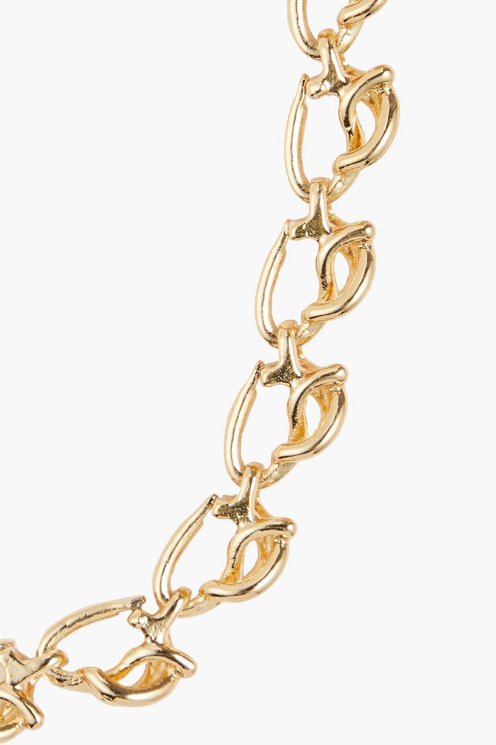 KENNETH JAY LANE Gold-plated necklace