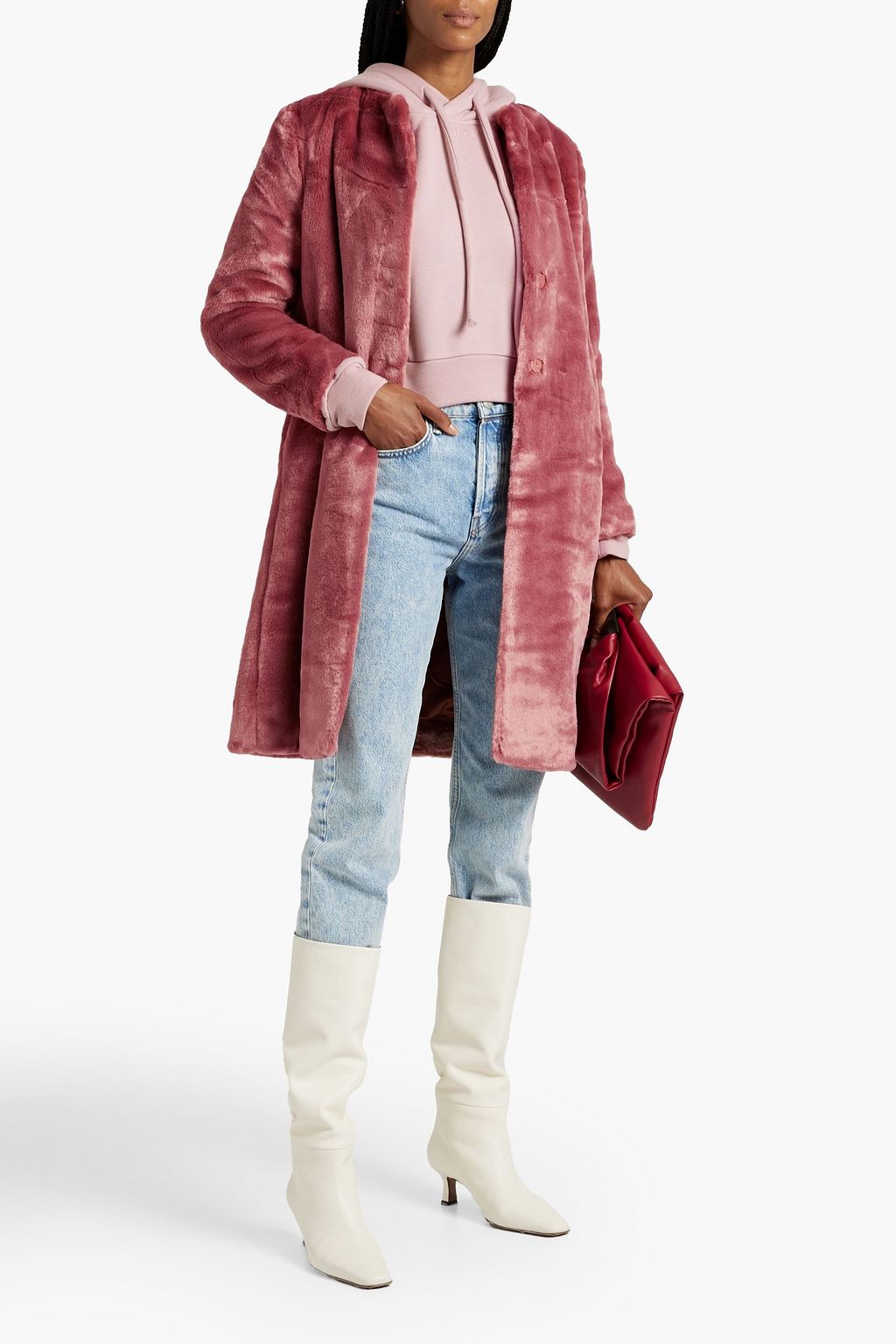 CAMI NYC Emmy faux fur coat THE