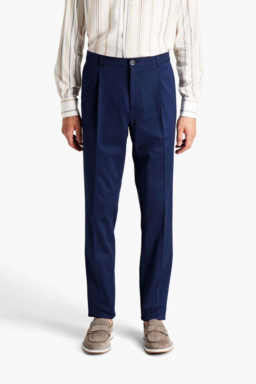 CANALI Cotton-piqué suit