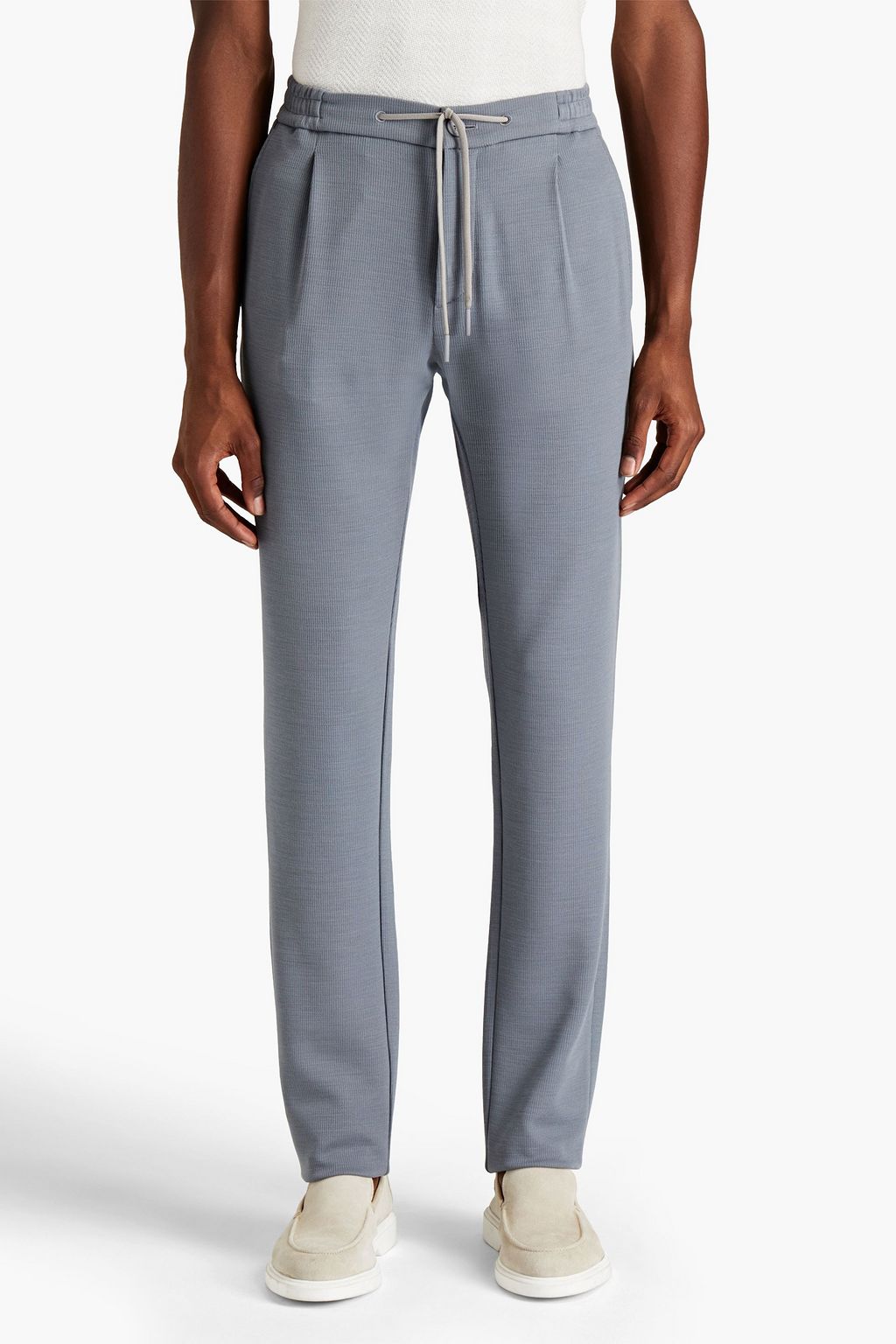 CANALI Wool-blend ponte suit