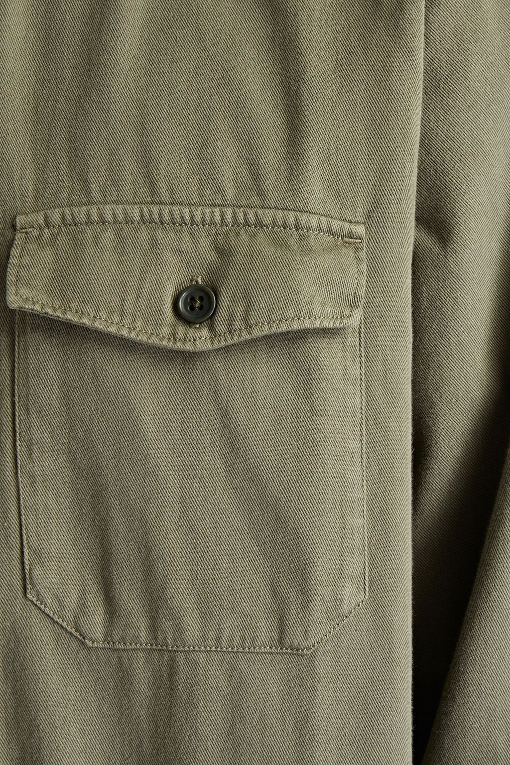 OFFICINE GÉNÉRALE Amar cotton-twill shirt