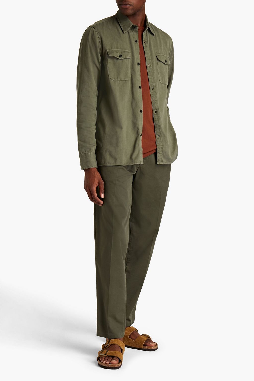 OFFICINE GÉNÉRALE Amar cotton-twill shirt
