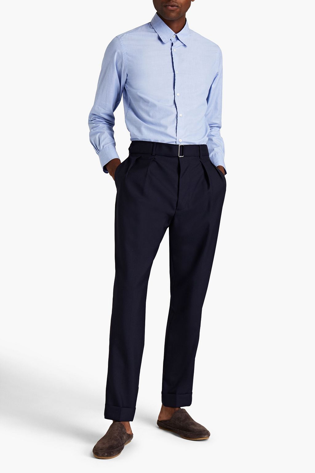 OFFICINE GÉNÉRALE Benoit cotton-poplin shirt