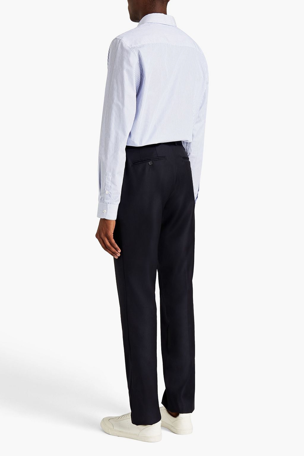 OFFICINE GÉNÉRALE Paul belted wool-twill suit pants