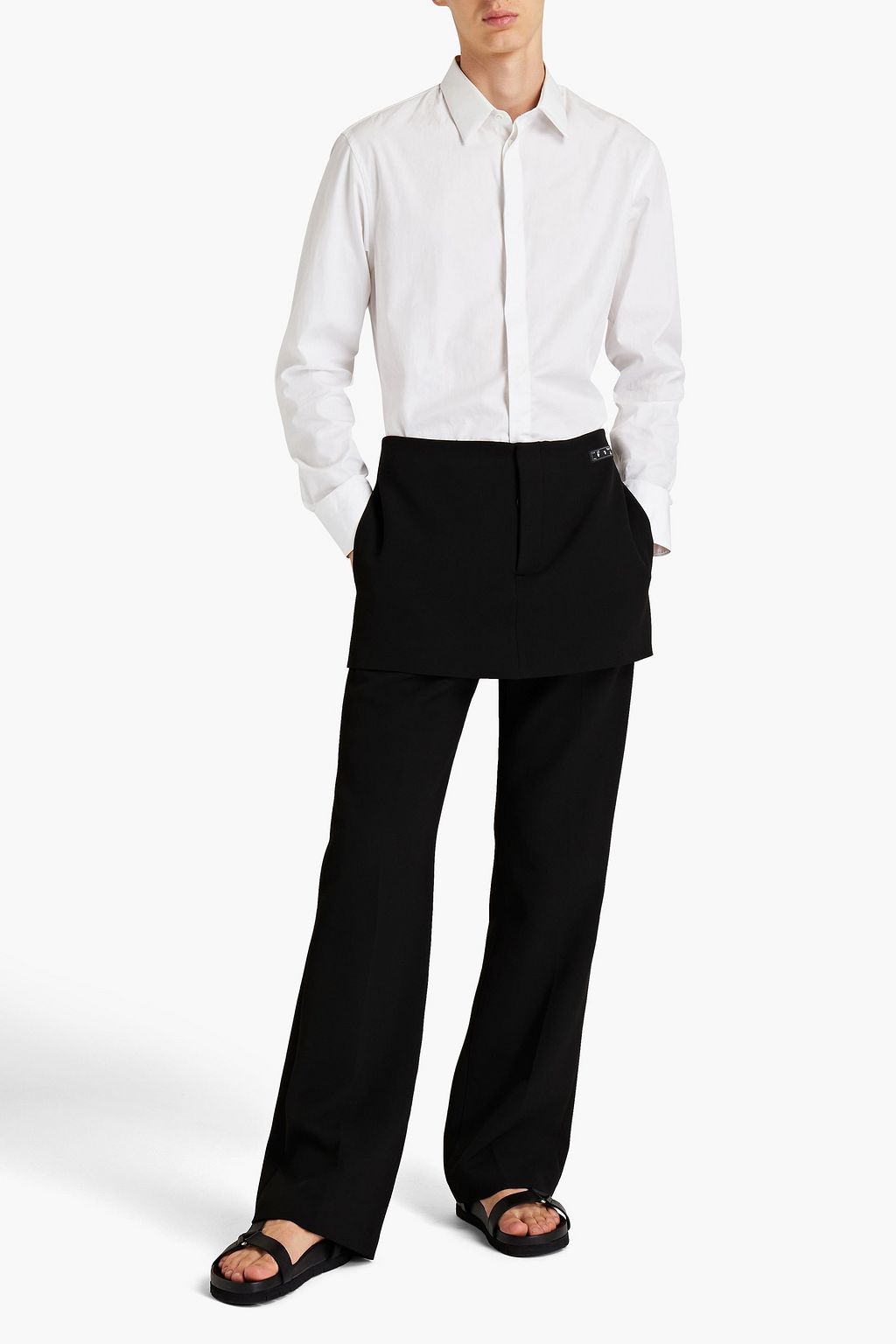 OFF-WHITE™ Bootcut-Hose aus Webstoff