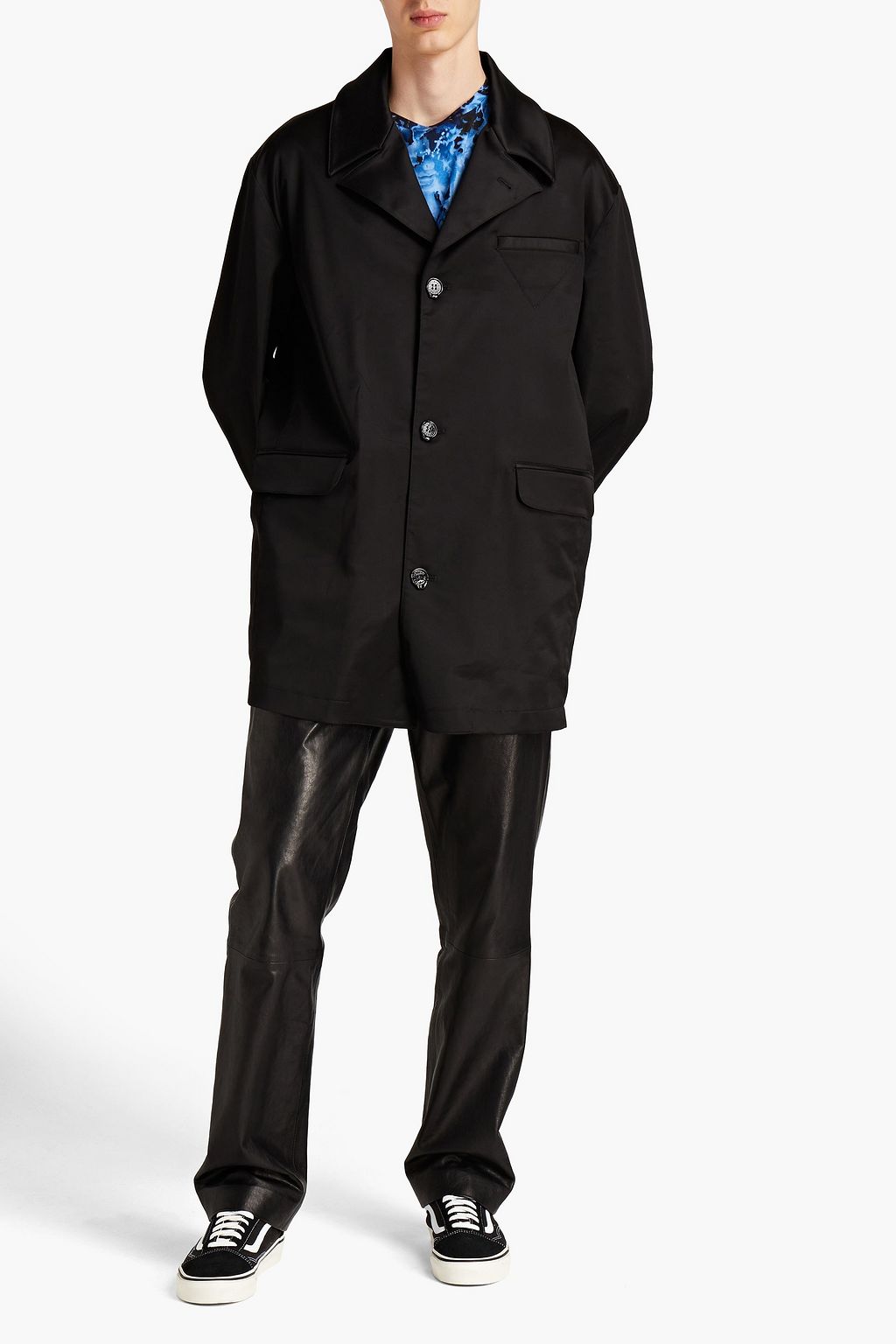 OPENING CEREMONY Cotton-blend sateen blazer
