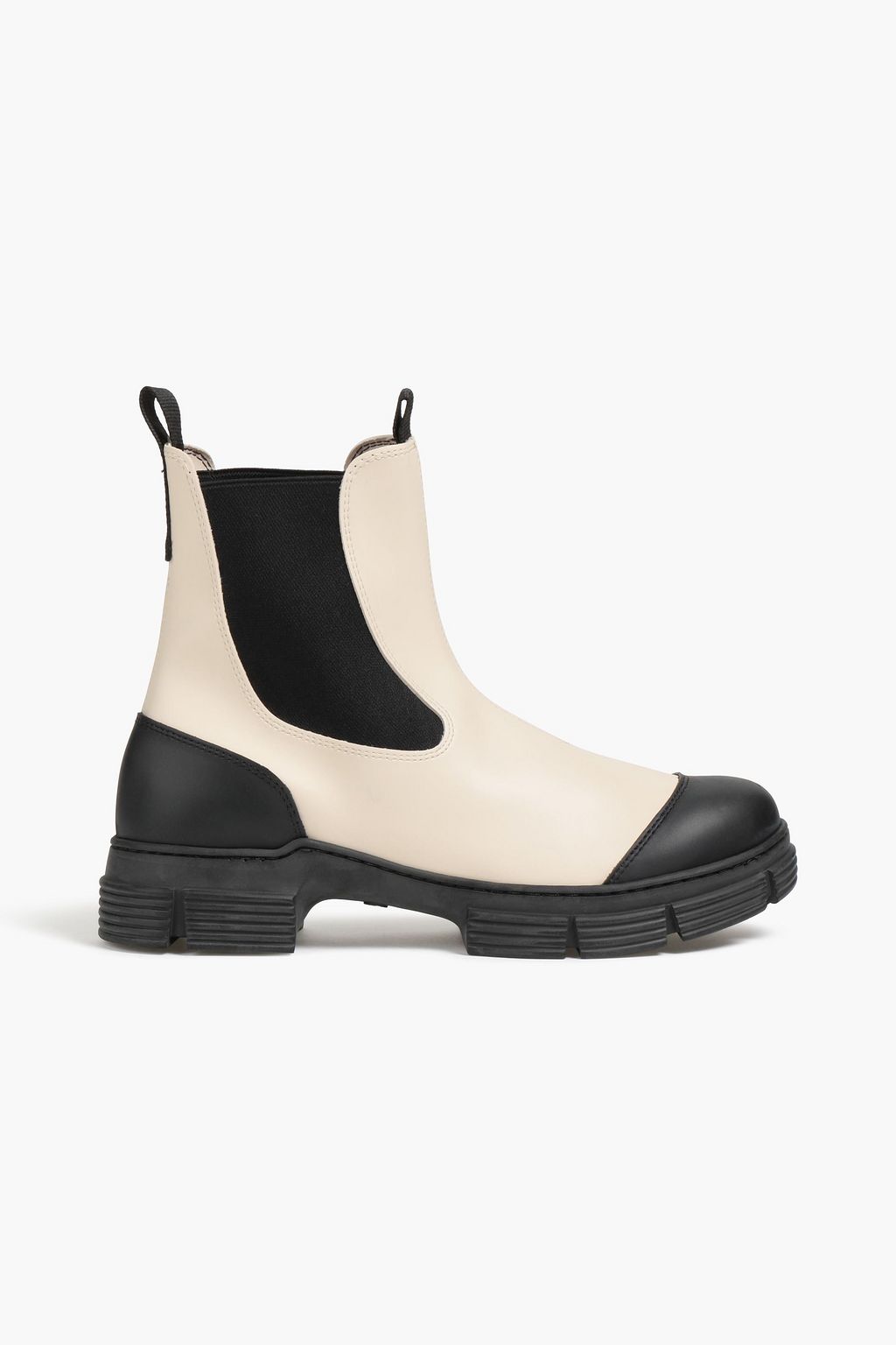 Two-tone rubber Chelsea boots | GANNI 