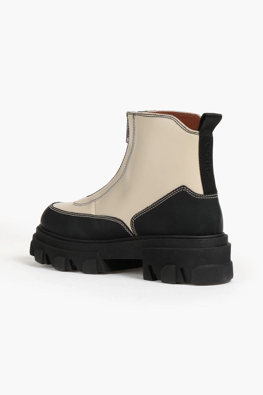 GANNI Leather ankle boots
