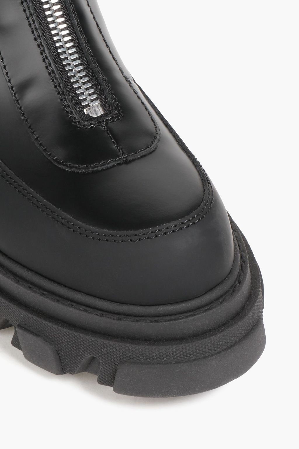 GANNI Leather ankle boots