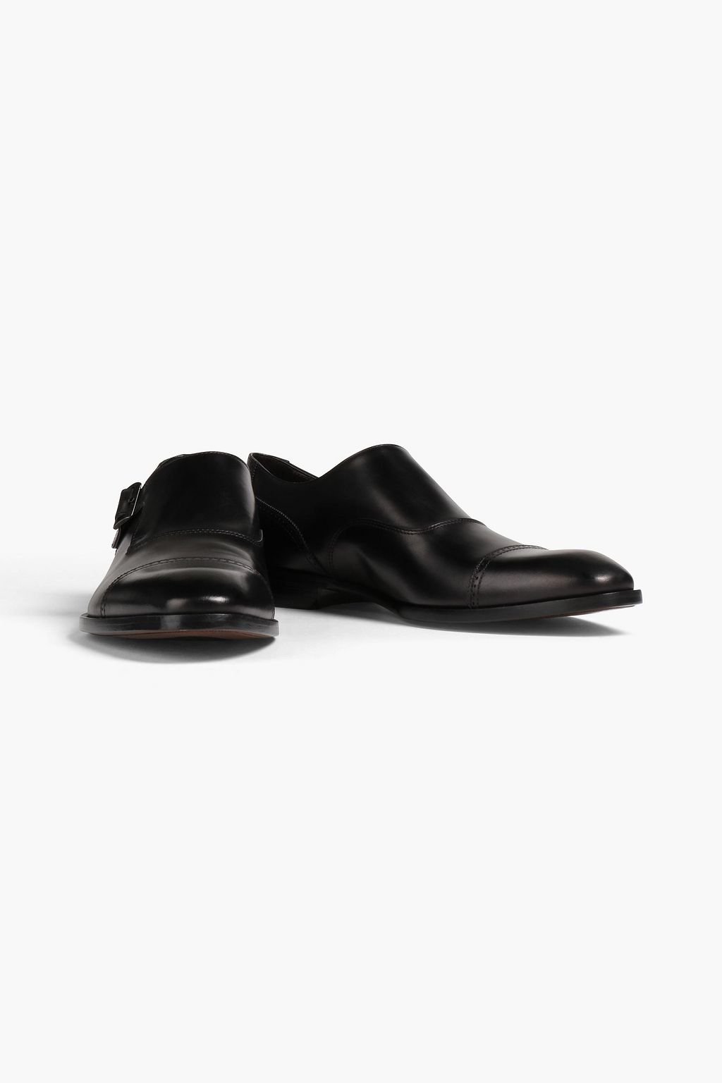CANALI Leather monk-strap shoes