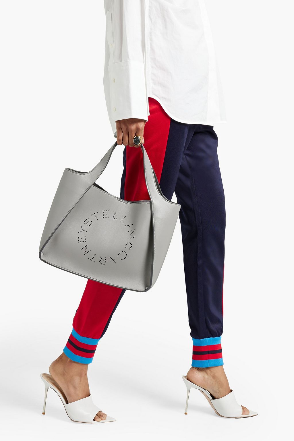 STELLA MCCARTNEY Perforated tote