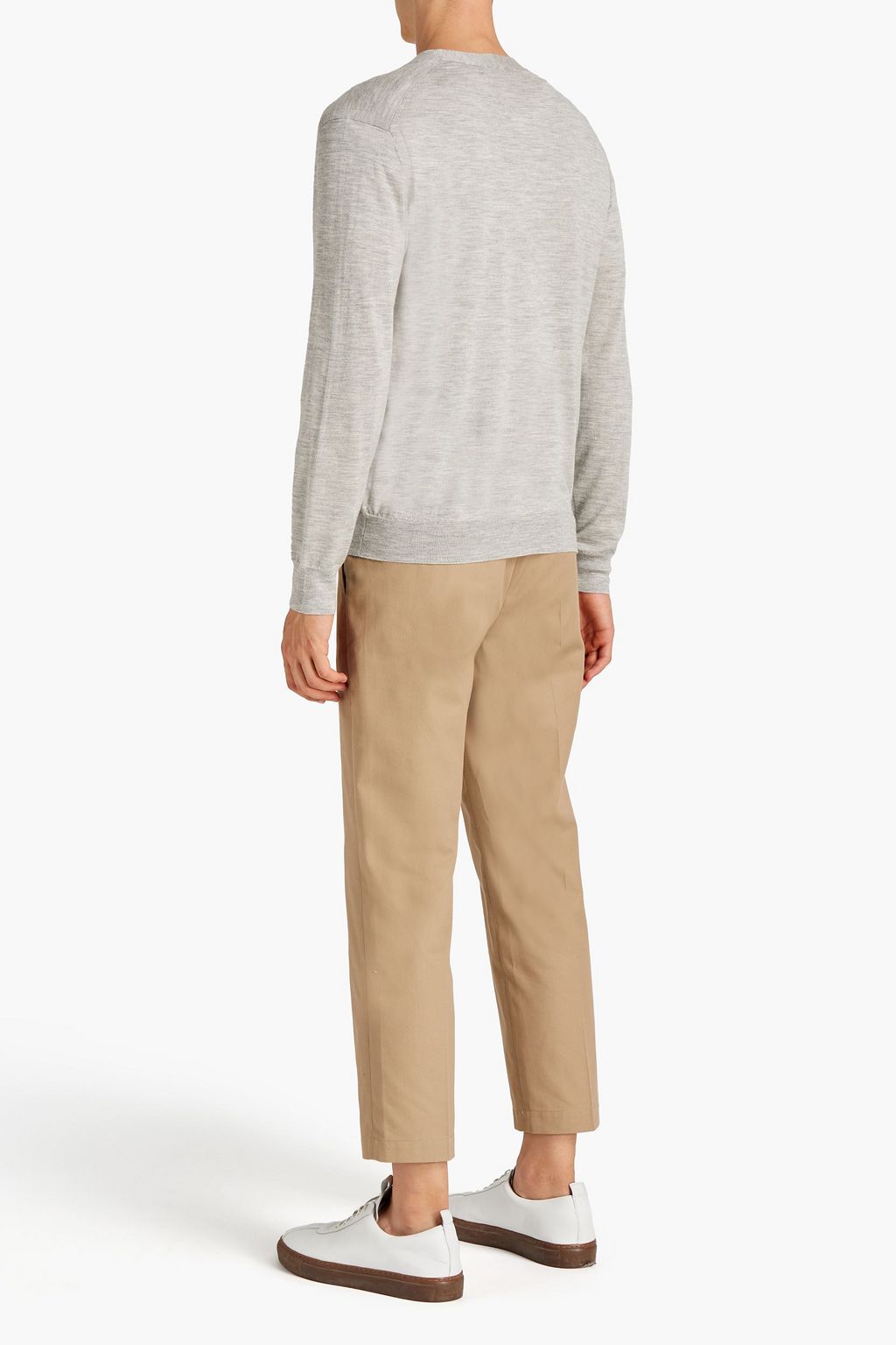 N.PEAL Cashmere and silk-blend cardigan
