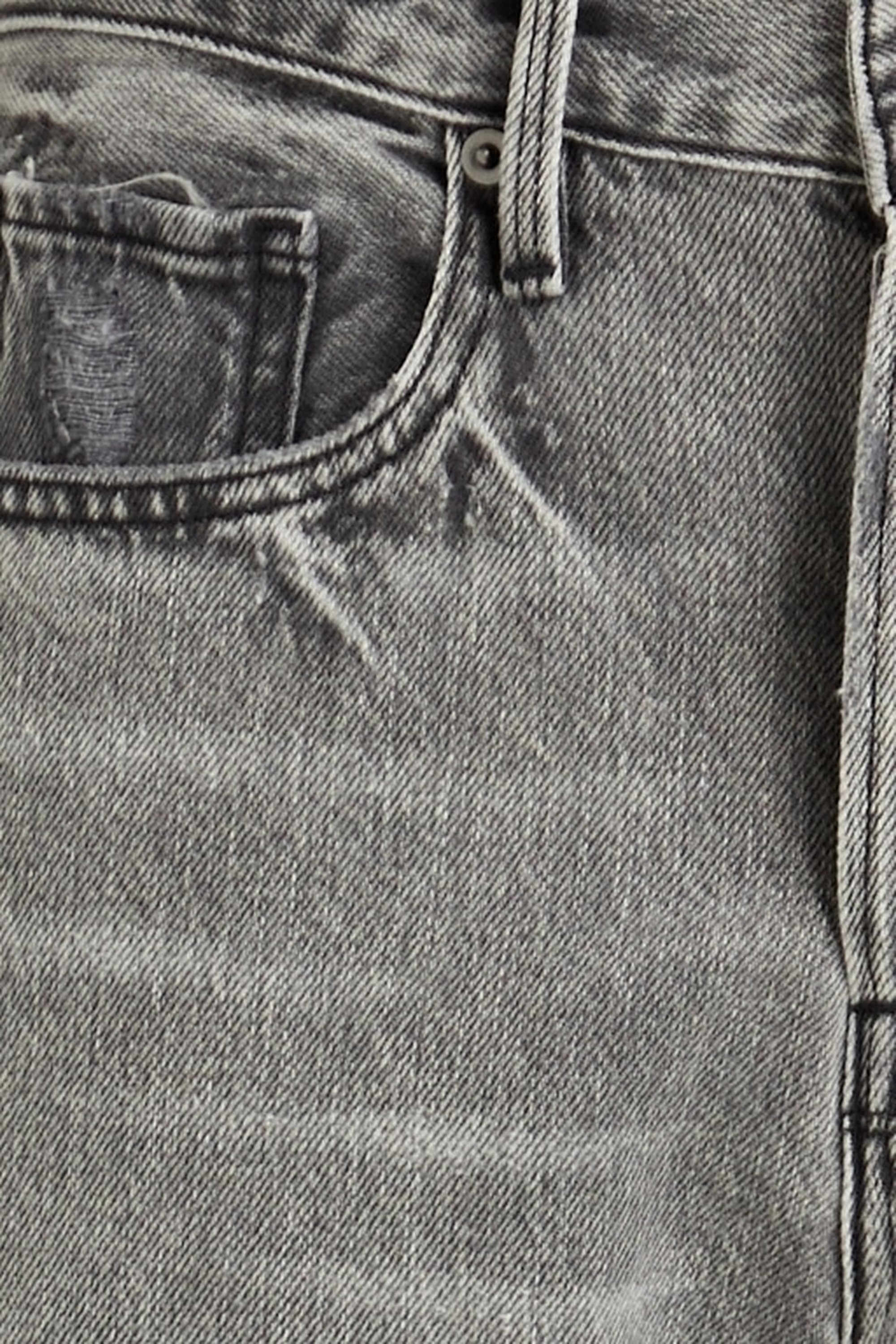 FRAME Le Original cropped distressed mid-rise straight-leg jeans