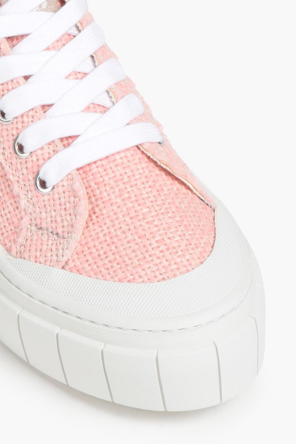 GOOD NEWS Juice canvas high-top sneakers