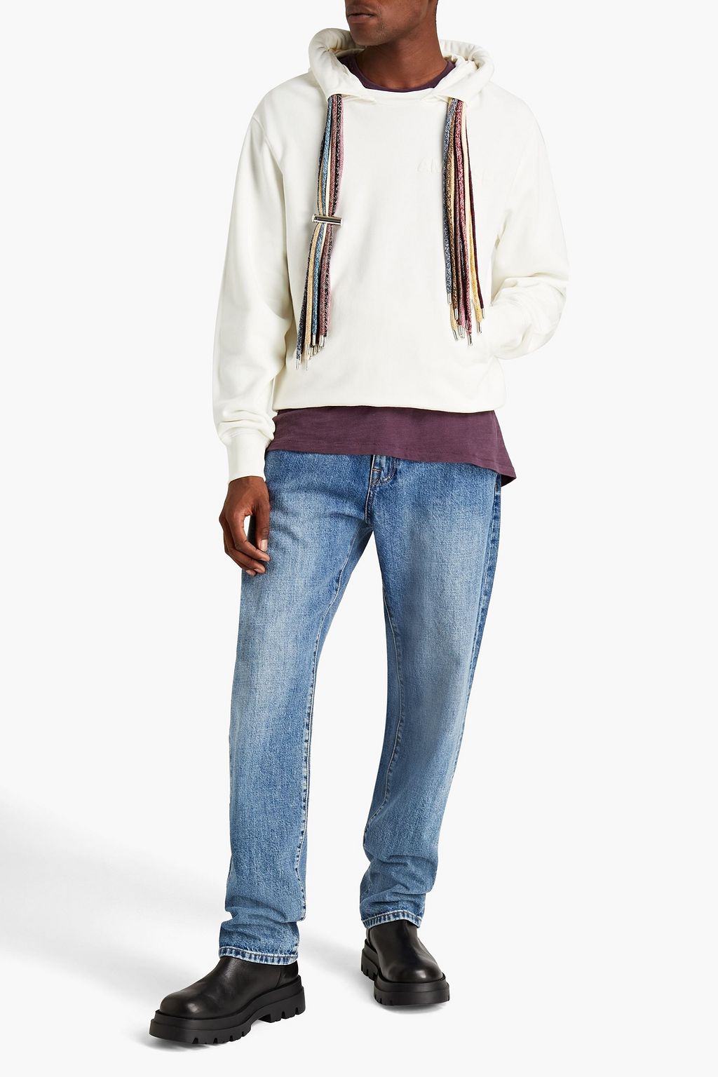 AMBUSH Printed French cottonterry hoodie THE