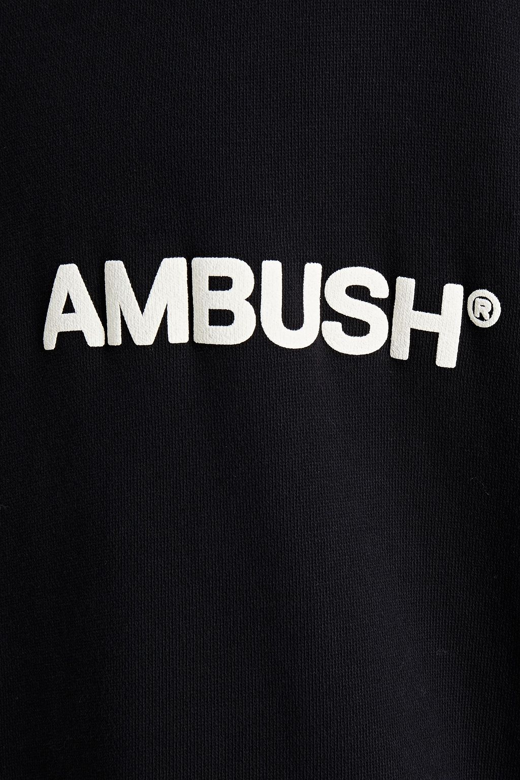 AMBUSH Printed French cotton-terry sweatshirt