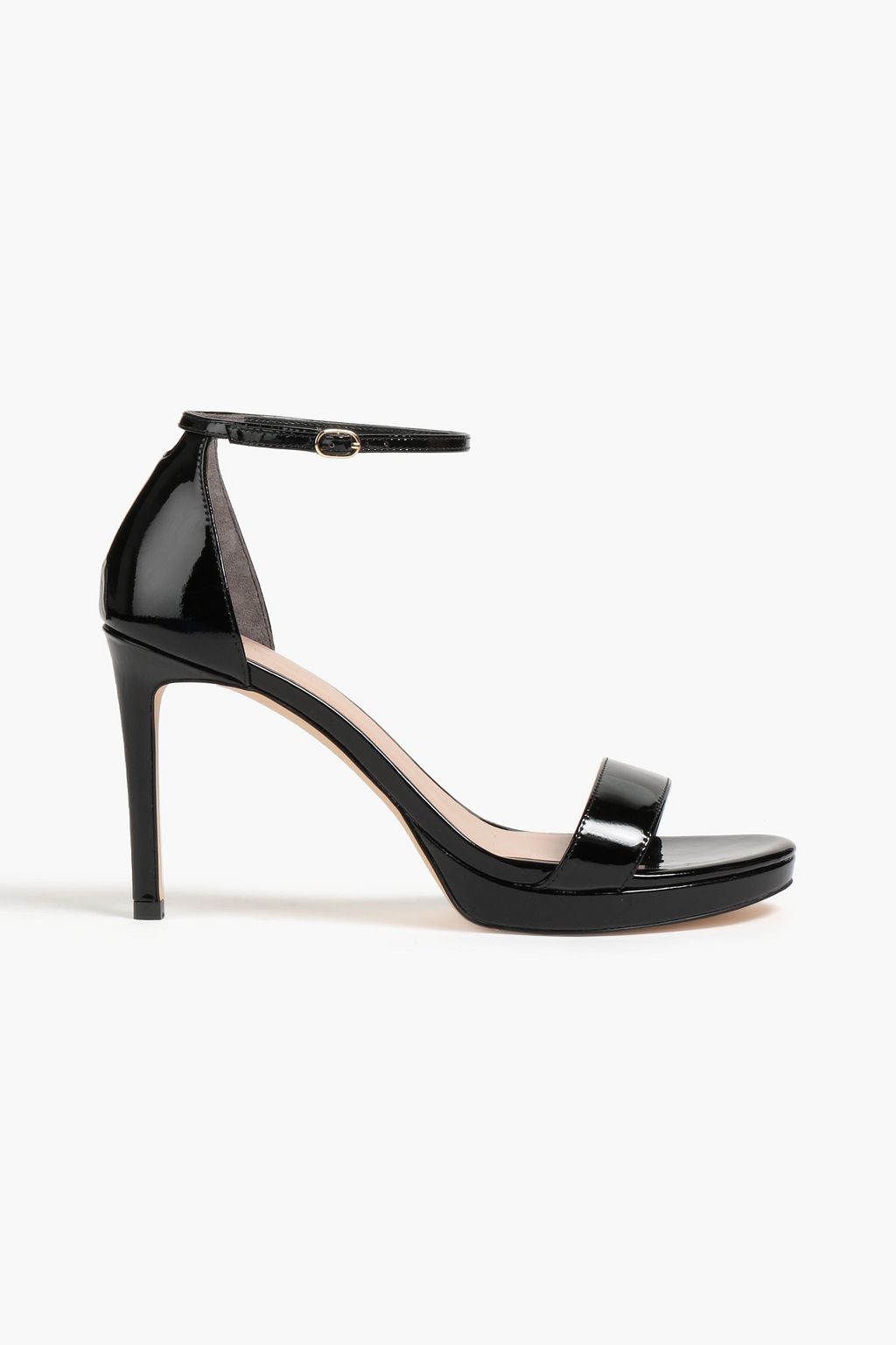 STUART WEITZMAN Kassidy patent-leather platform sandals | THE OUTNET