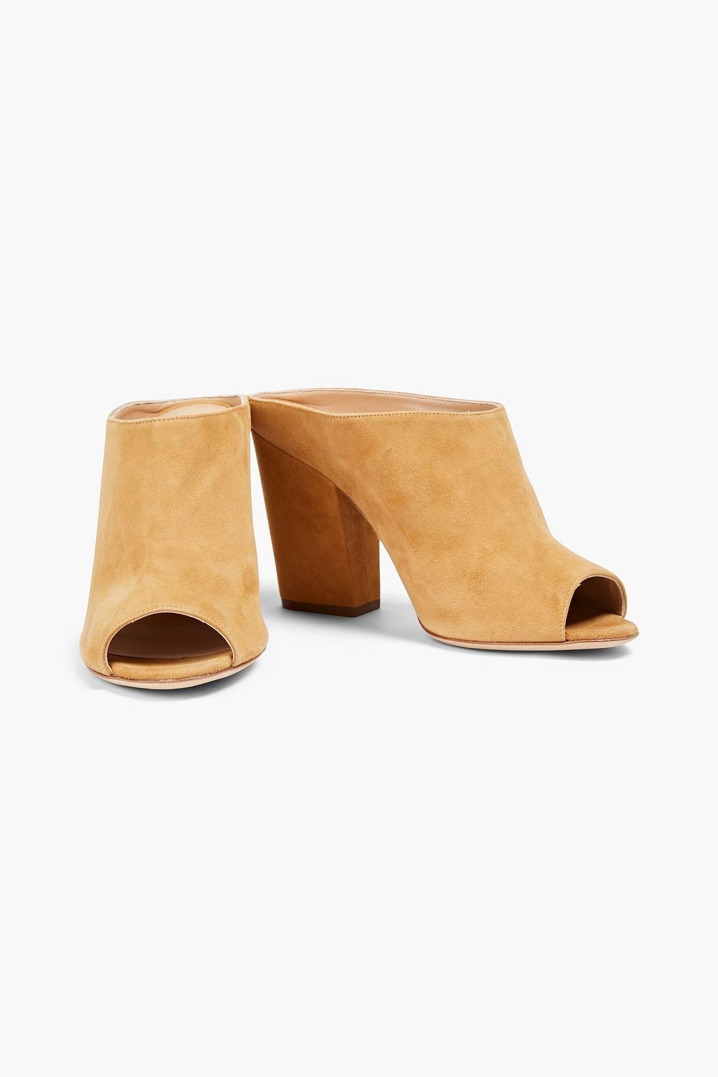 SERGIO ROSSI Royal suede mules