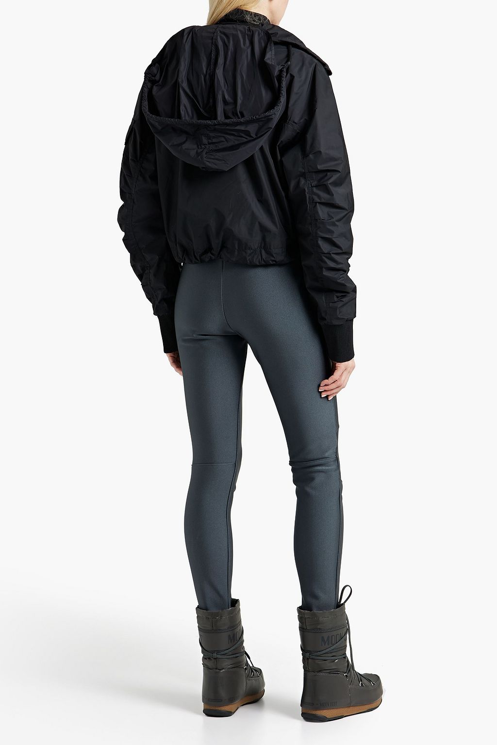 HOLDEN Convertible paneled stirrup ski suit