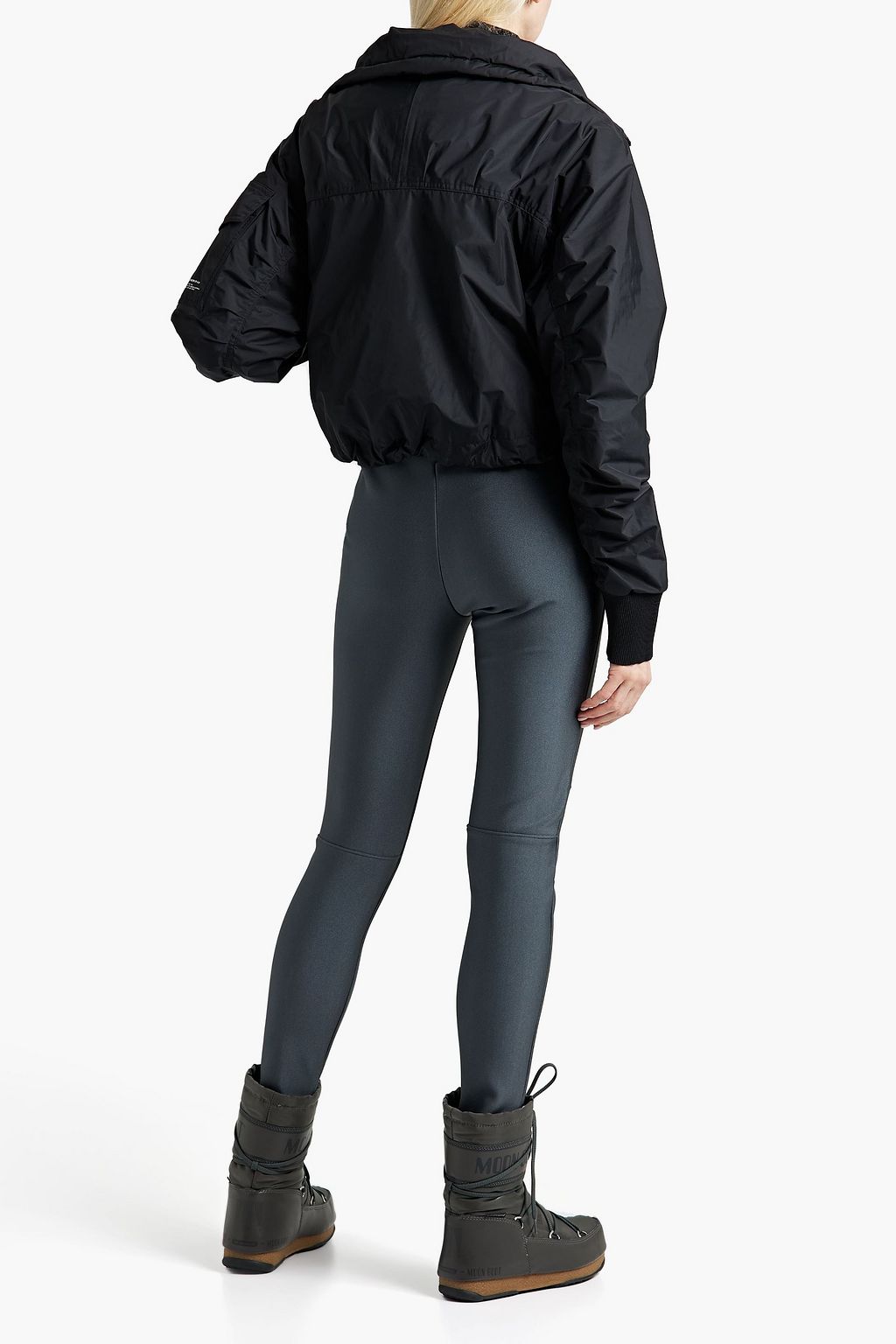 HOLDEN Convertible paneled stirrup ski suit