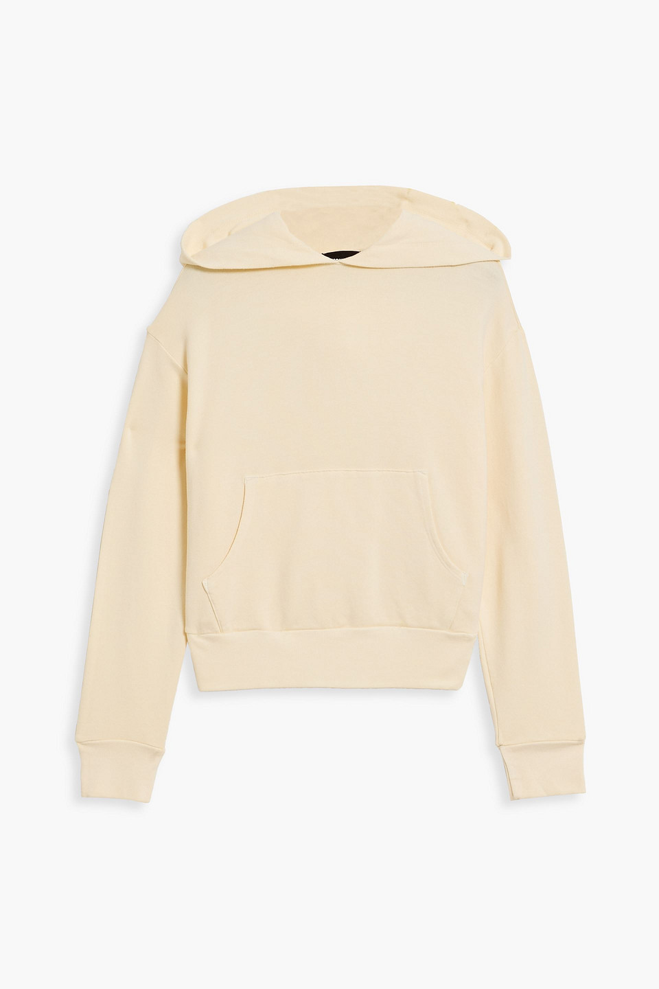 monrow - fleece hoodie - neutral - xs