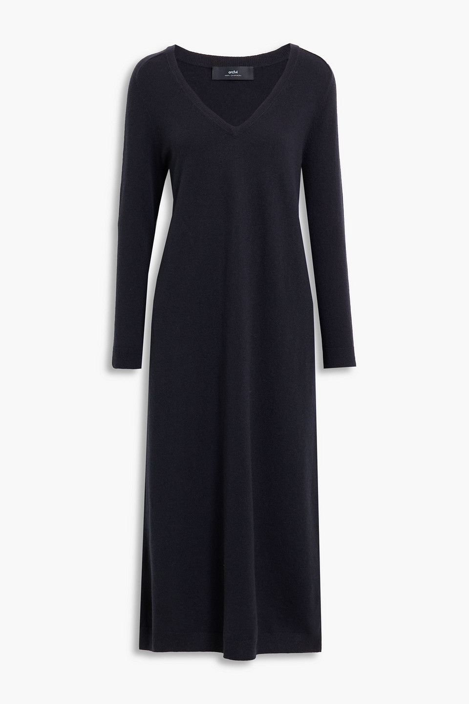 Arch4 Katelyn Cashmere Midi Dress In Navy