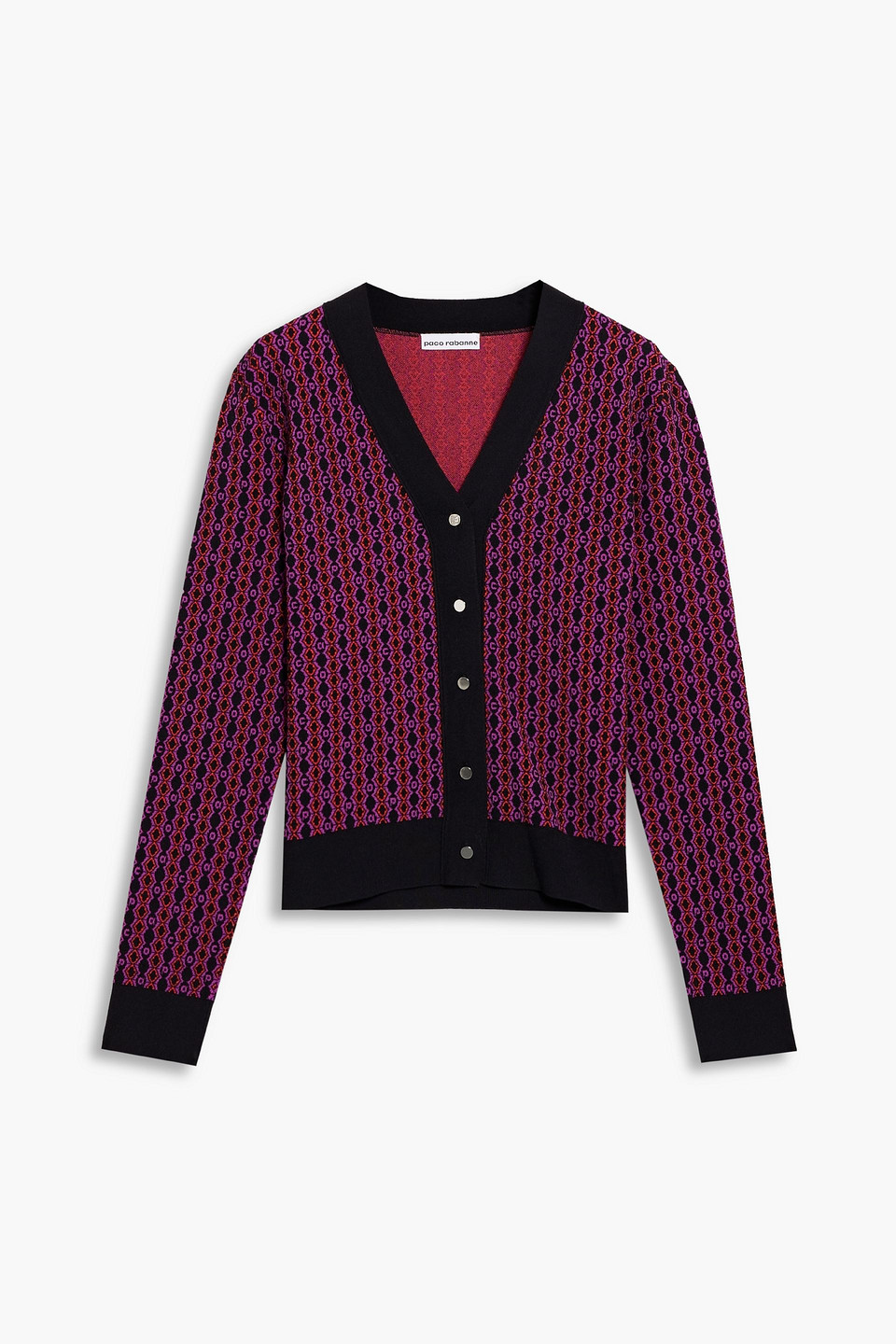 RABANNE - Jacquard-knit cardigan