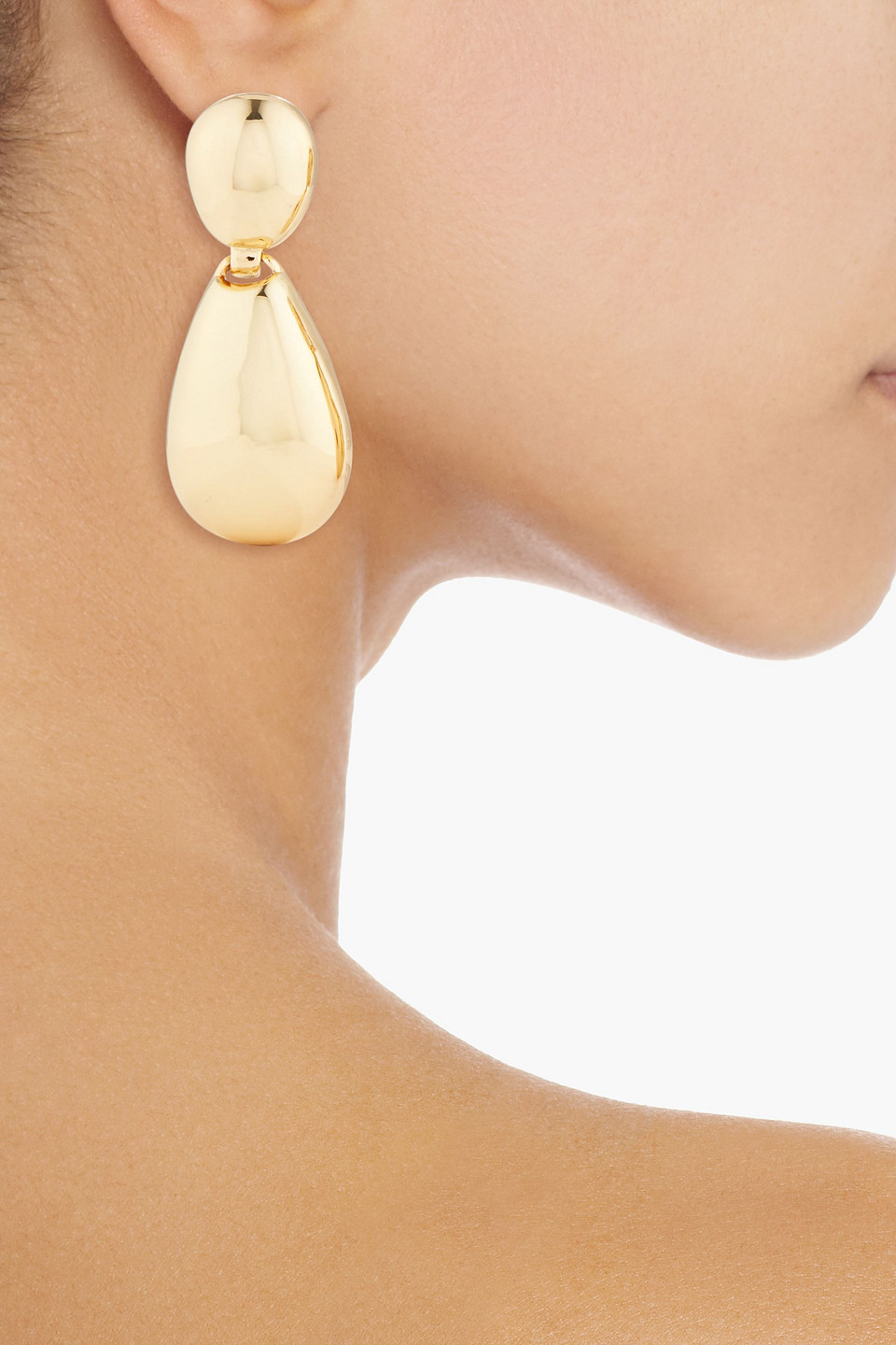 Kenneth Jay Lane Earrings Gold-tone Clip Fastening Imported
