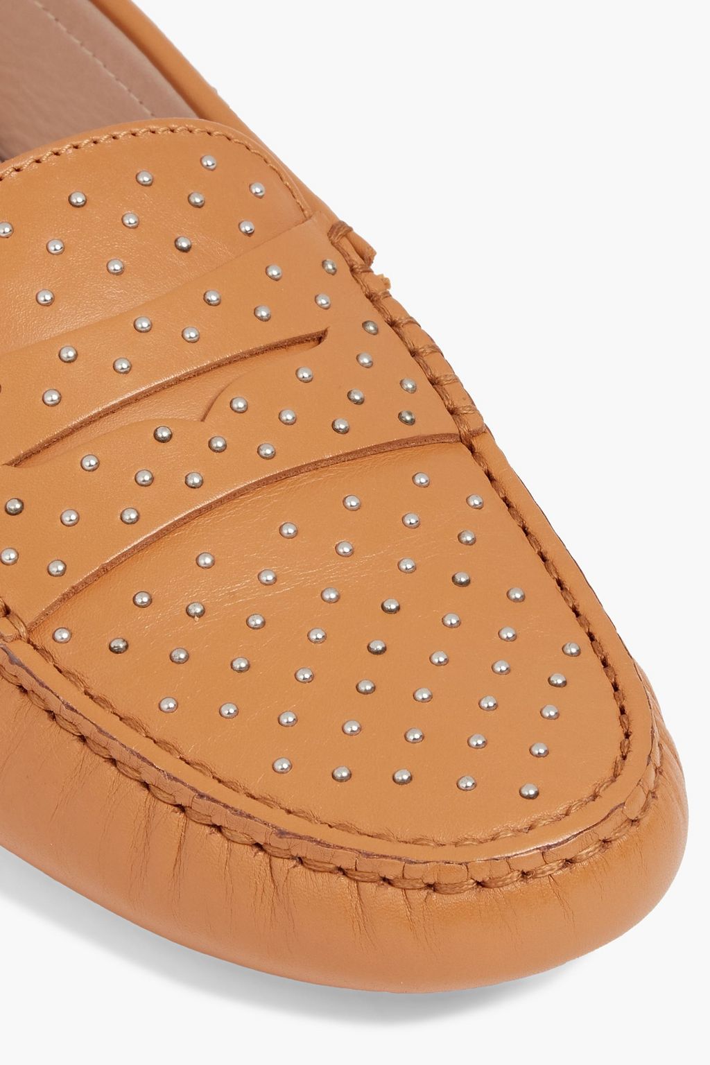 TOD'S Studded leather loafers