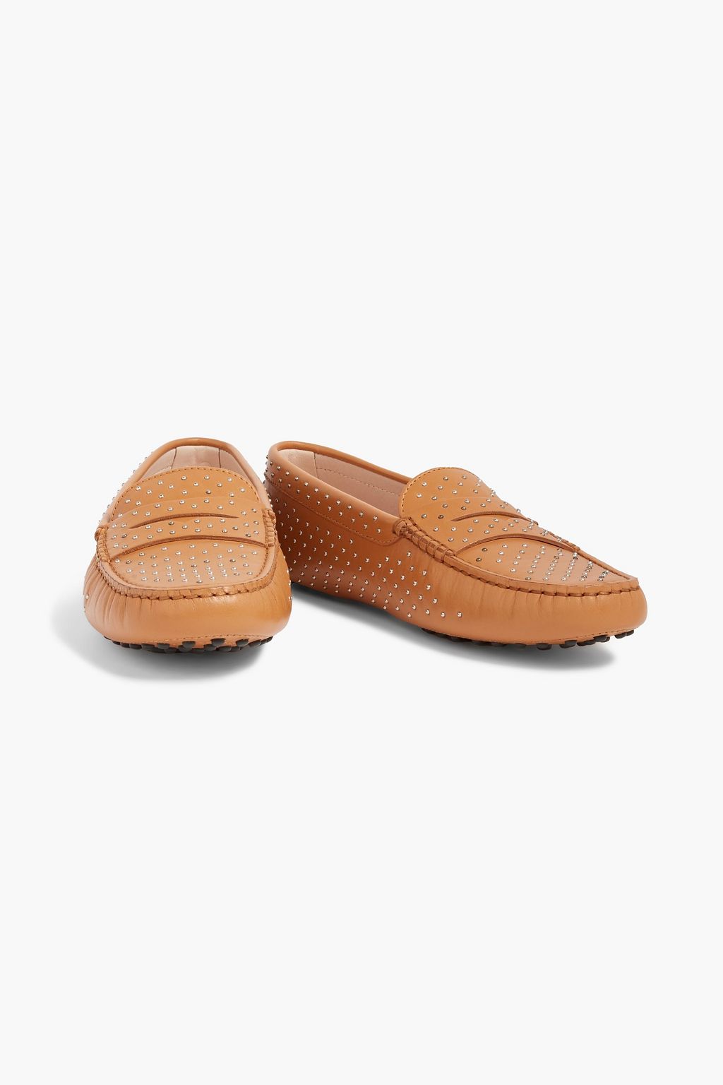 TOD'S Studded leather loafers