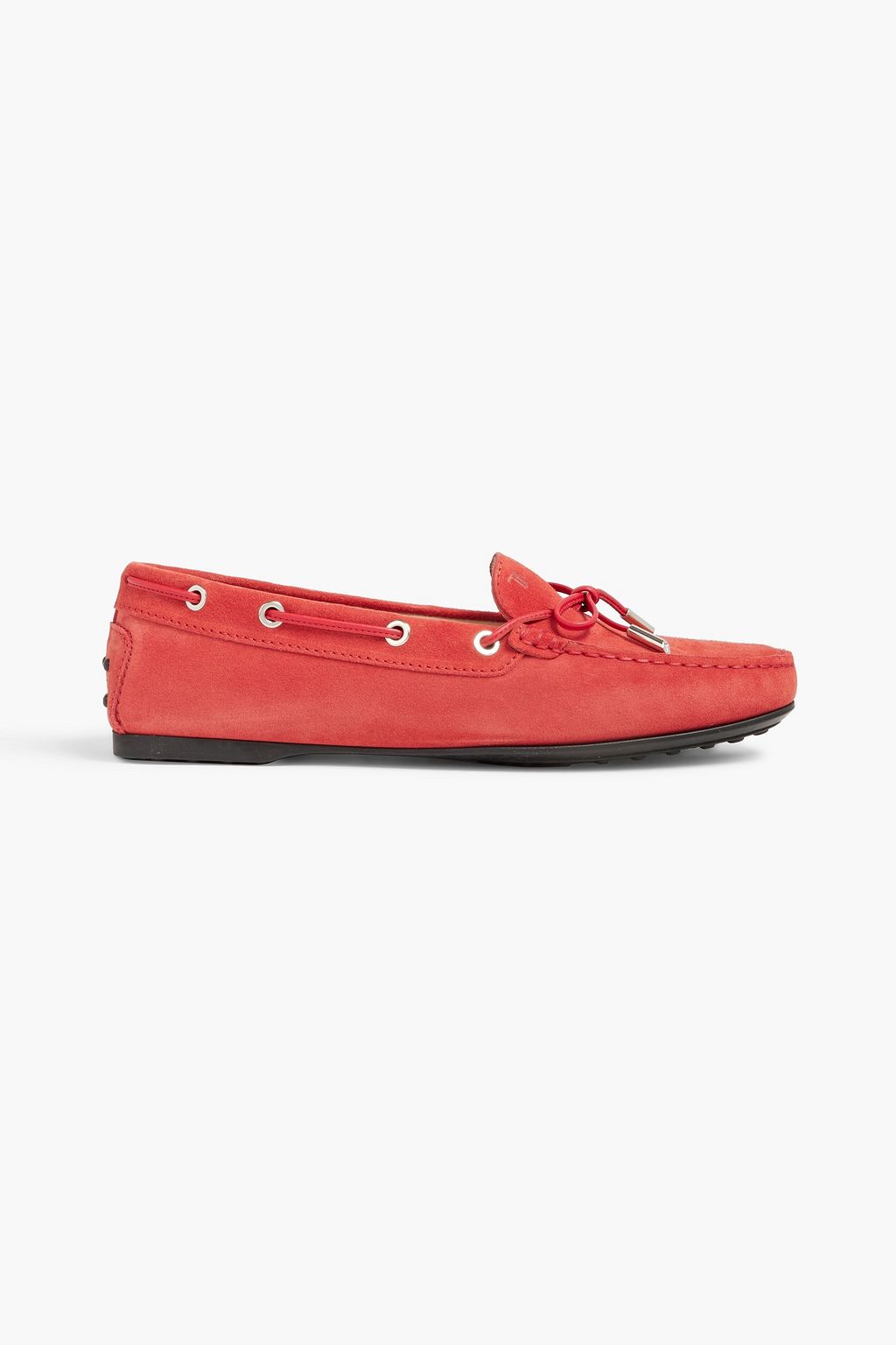Tod's - Heaven Laccetto Suede Loafers Red - EU 36