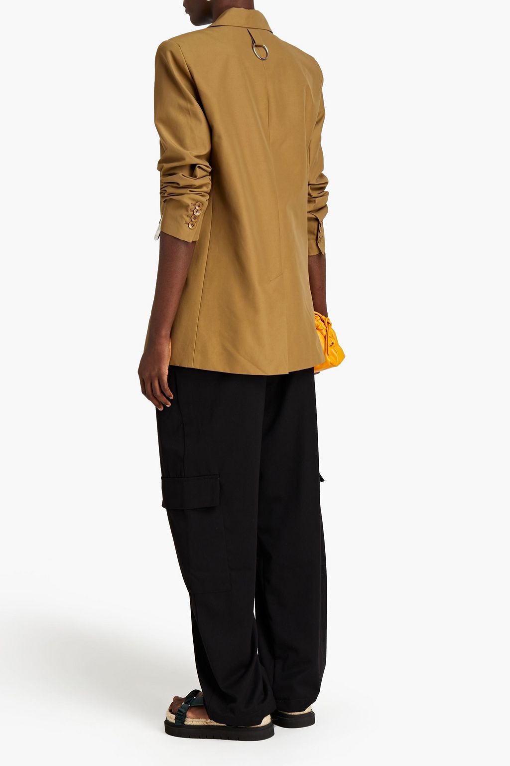 TIBI Cotton-blend faille blazer